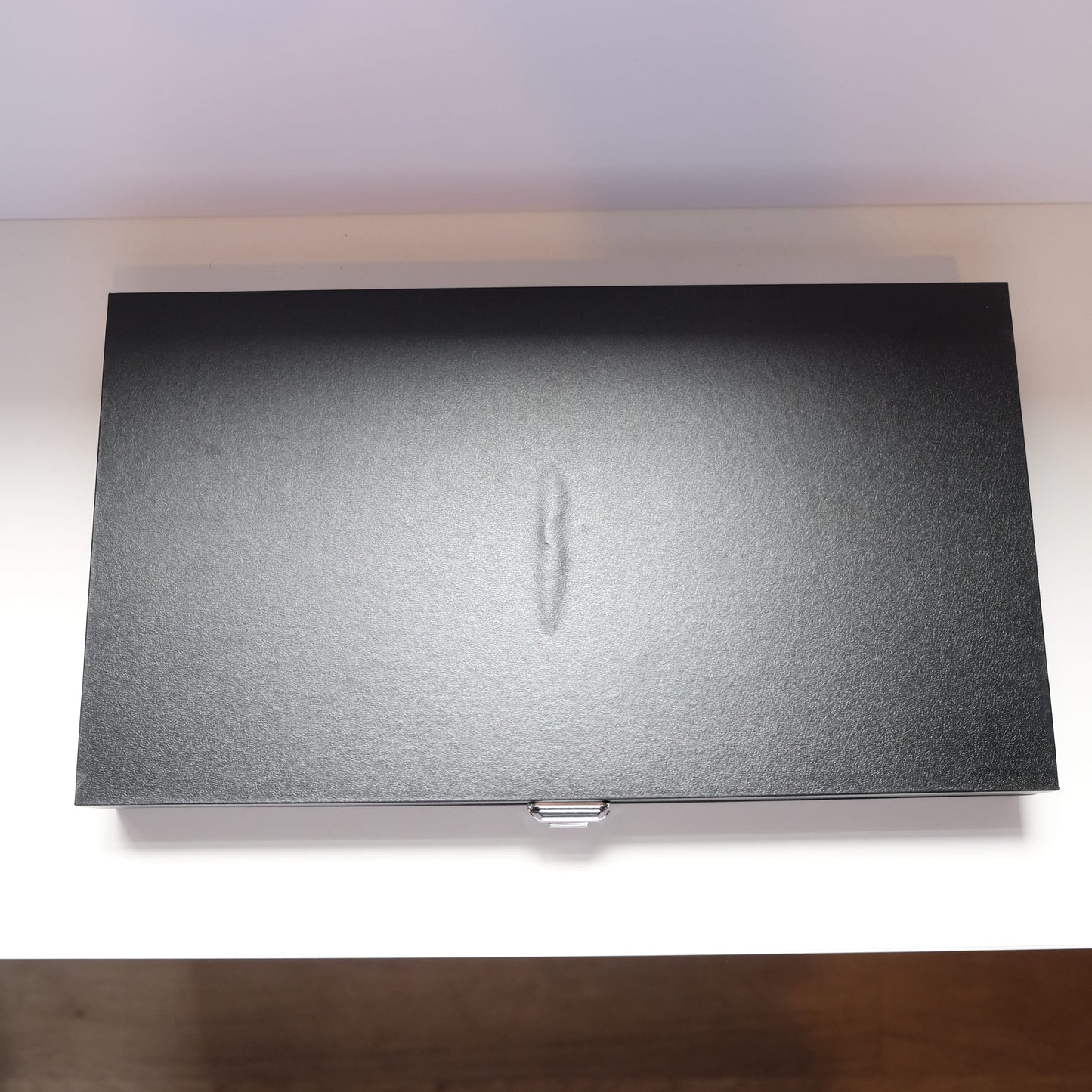 Glass Top Black Ring Display Case 72 Slot