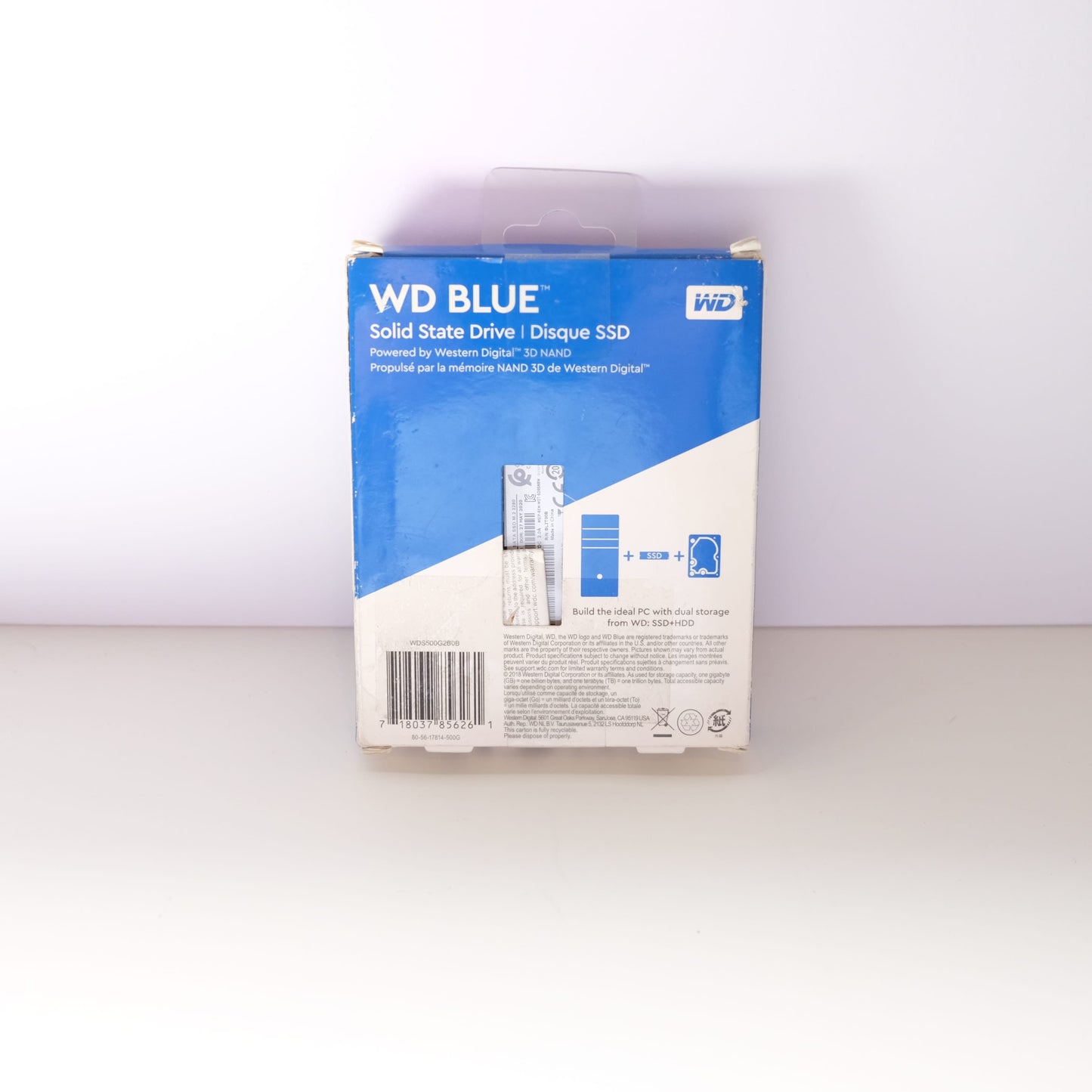 Western Digital WDS500G2B0B WD Blue 500GB 3D NAND M.2 2280 SSD 560/530 R/W