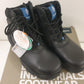 Bata Industries Horizon Black Leather Work Boots 755-63963 Size 6.5UK Mens