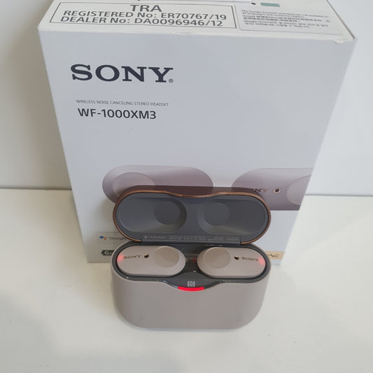 Sony WF-1000XM3 Wireless Noise Cancelling Headphones - Silver
