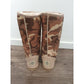 Tall Sheepskin Water-Resistant UGG Boots Camo Brown Size M4/W6 AU