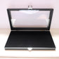 Glass Top Black Ring Display Case 72 Slot