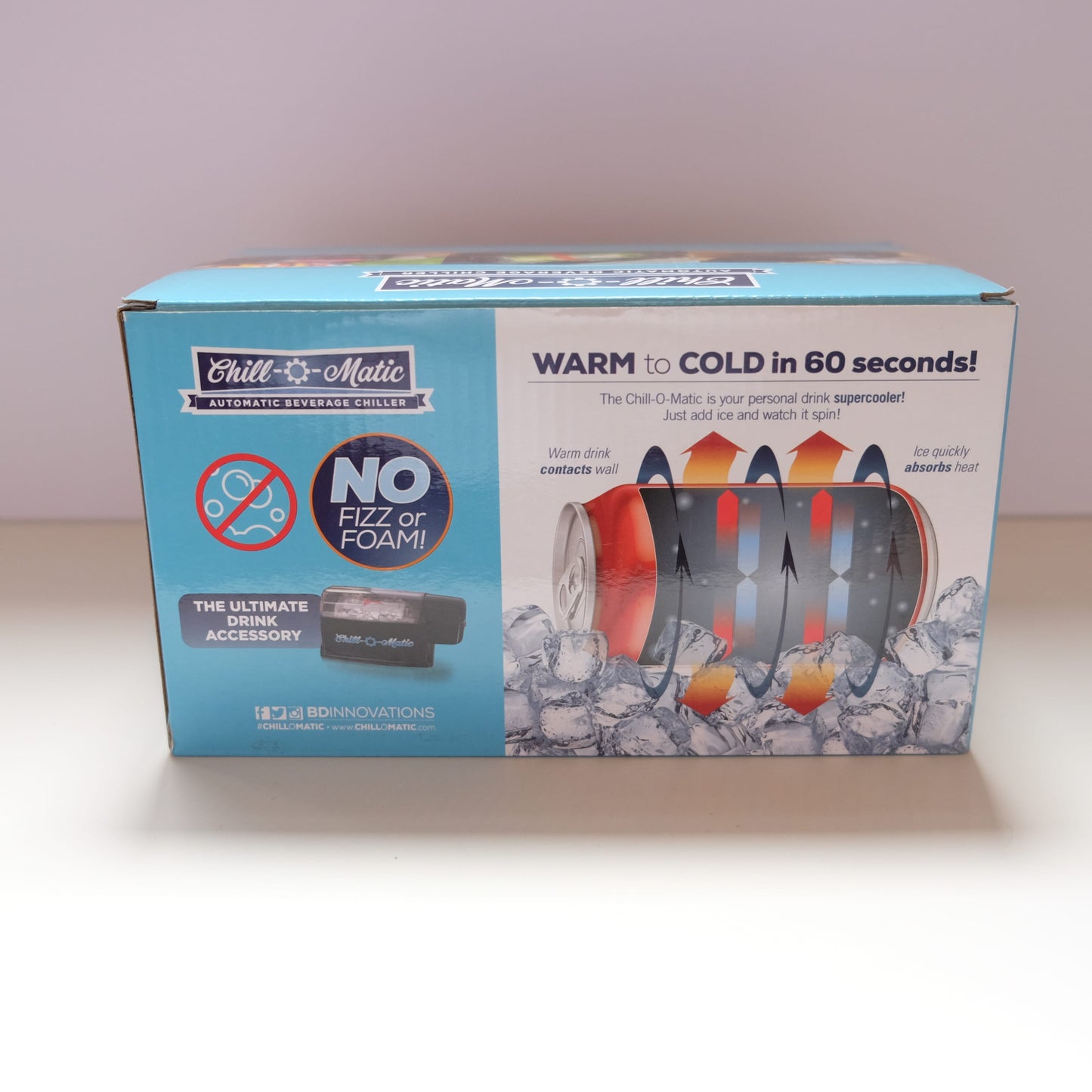 Chill-O-Matic Instant Beverage Cooler - Black