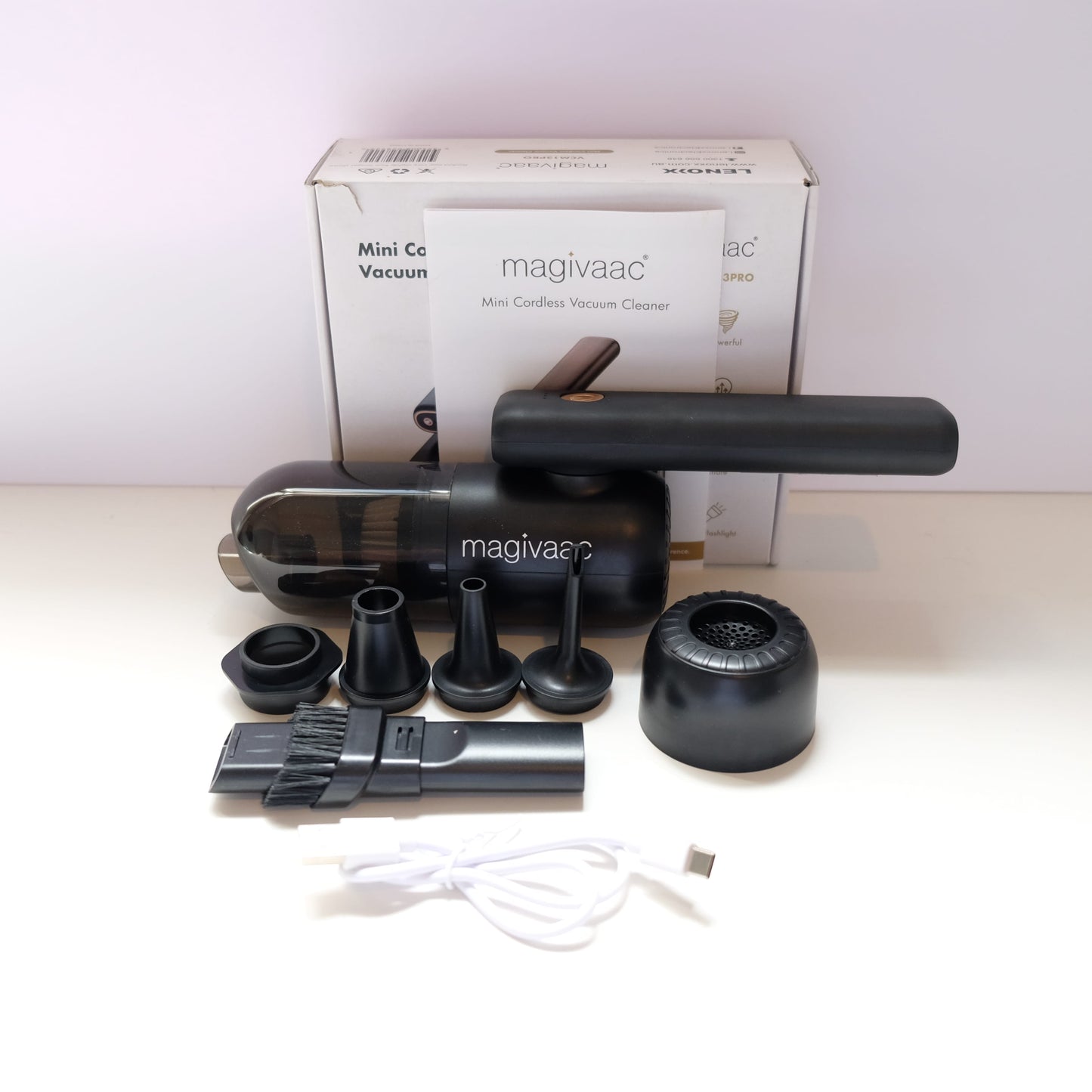 Magivaac Mini Cordless USB-C Rechargeable Vacuum Cleaner