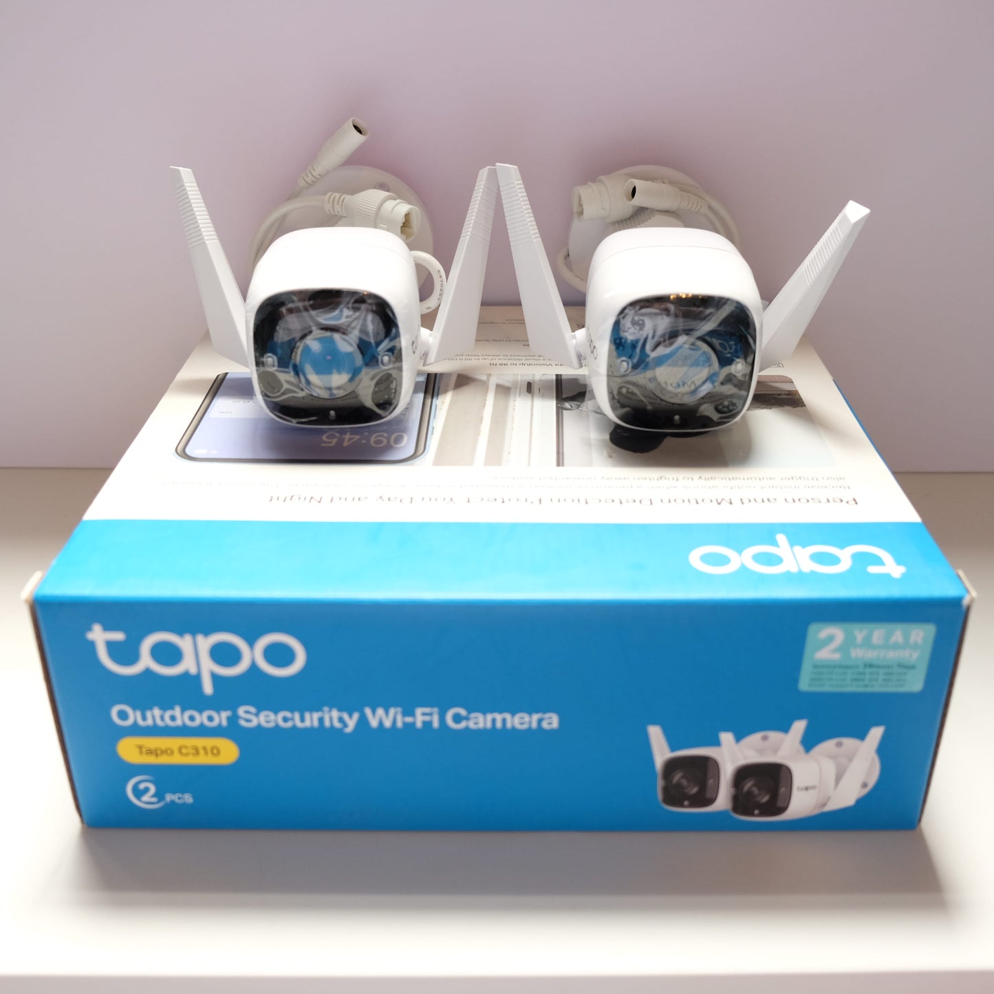 TP-Link Tapo Outdoor Security Wi-Fi Camera 2 Pack 2K C310