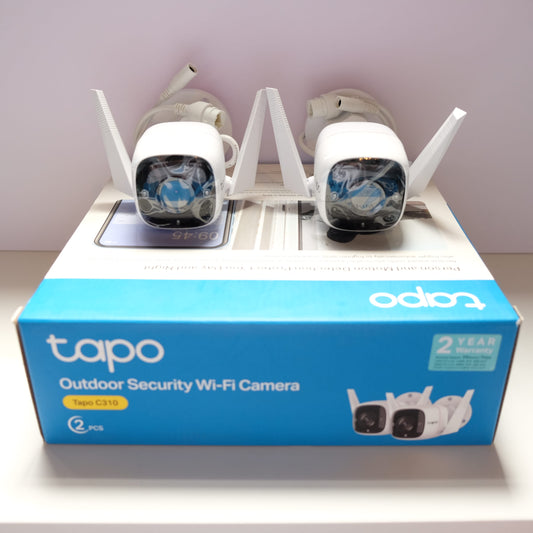 TP-Link Tapo Outdoor Security Wi-Fi Camera 2 Pack 2K C310