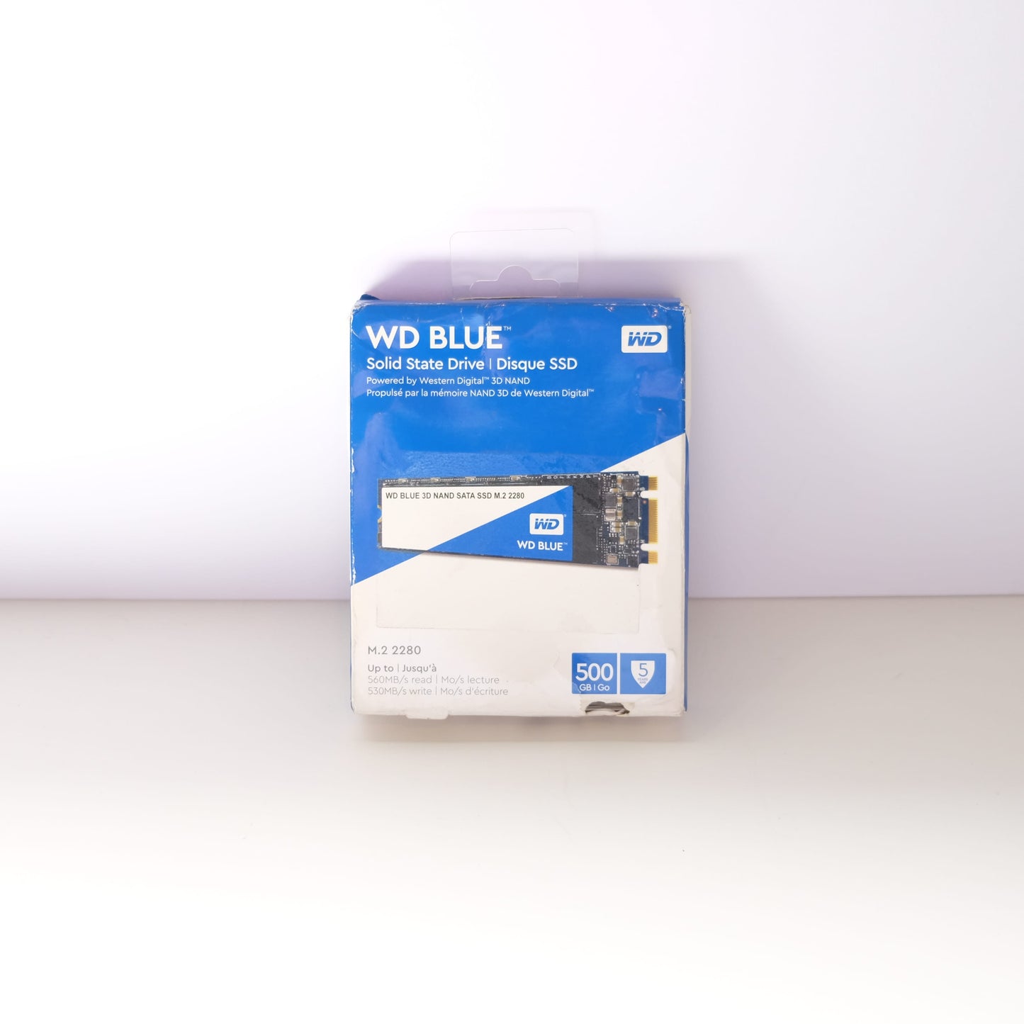 Western Digital WDS500G2B0B WD Blue 500GB 3D NAND M.2 2280 SSD 560/530 R/W