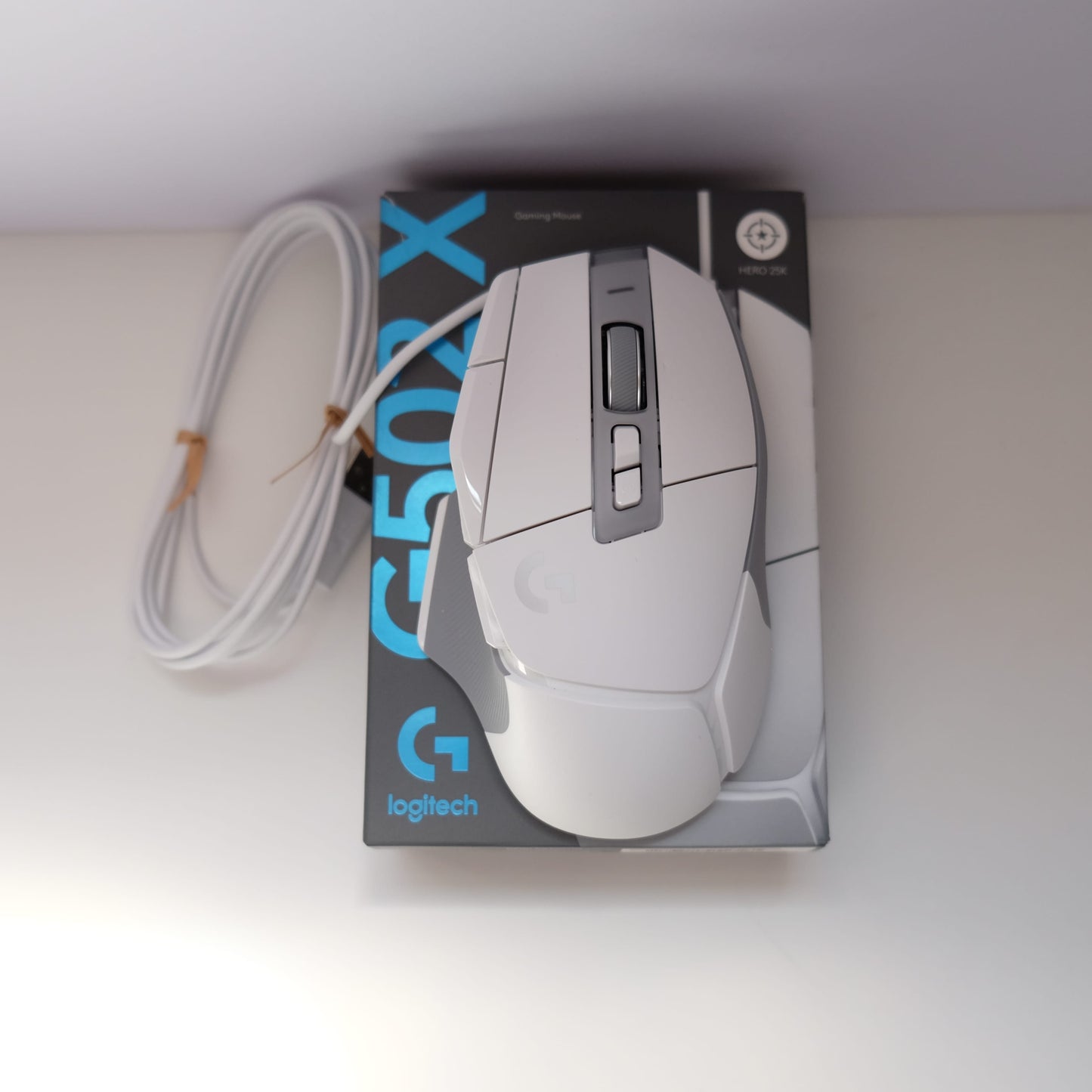 Logitech G502 X Wired Gaming Mouse (White)