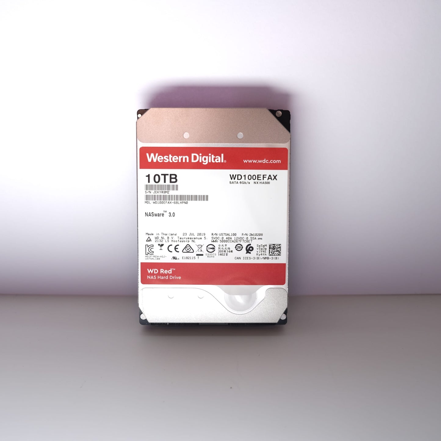 Western Digital 10TB WD Red NAS Internal Hard Drive WD100EFAX-68LHPN0