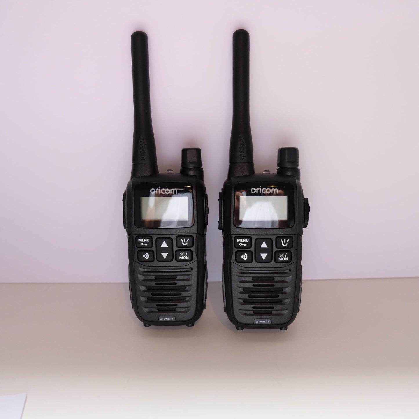 Oricom UHF2400 2 Watt Handheld UHF CB Radio Twin Pack