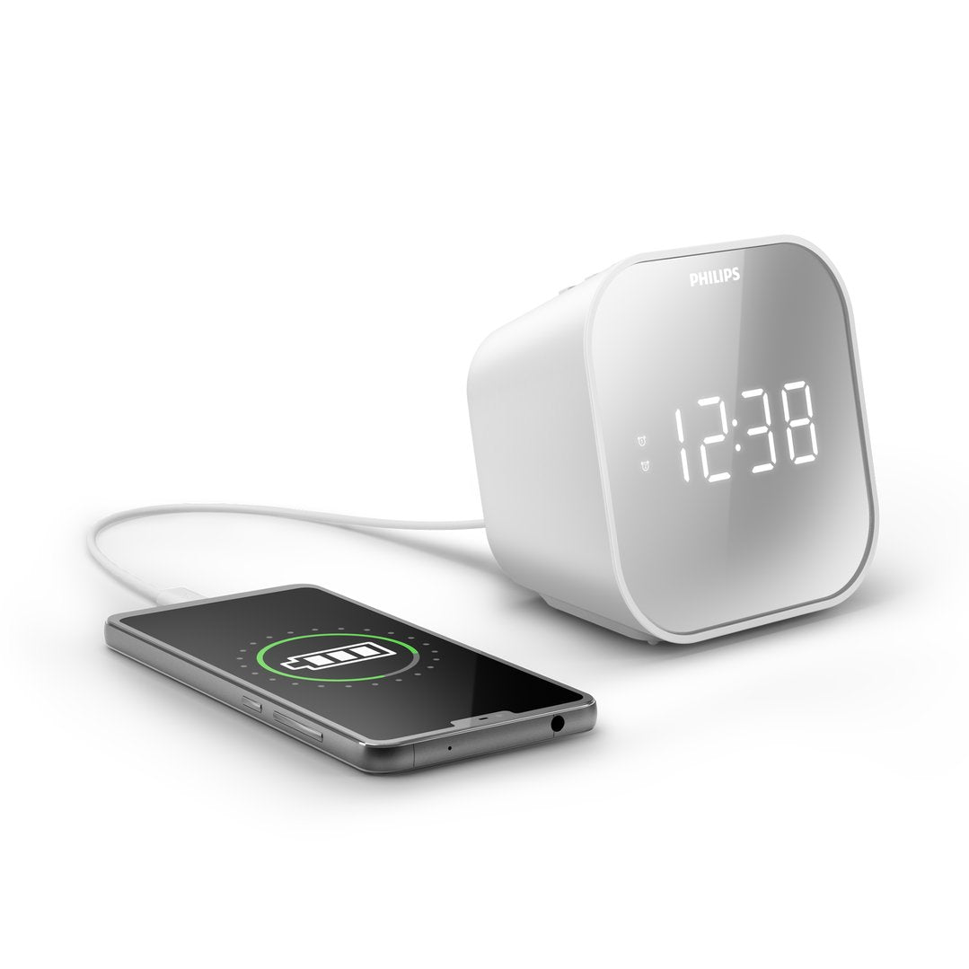 Philips Alarm Clock Radio with USB Charger TAR4406/79