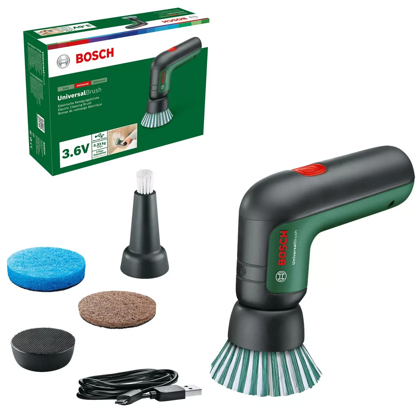 Bosch UniversalBrush Cordless Cleaning Brush 0 603 3E0 050
