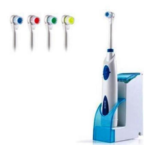 Maxim Rechargeable Electric Toothbrush With Stand 4 Brush Heads TBM